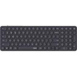 RAPOO E9710M SW - Wireless keyboard, Bluetooth/wireless, black, German layout