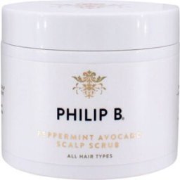 236ml PHILIP B Peppermint Avocado Scalp Scrub