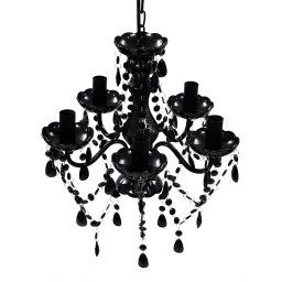 vidaXL BLACK Crystal Light 5 Bulb