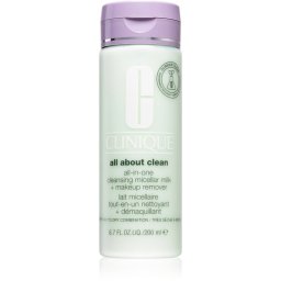 Clinique All About Clean™ All-in-One Cleansing Micellar Milk + Makeup Remover Gentle Cleansing Milk for dry and very dry skin 200 ml