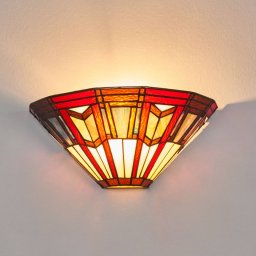 Artistar Lillie wall light in Tiffany style