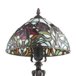 Artistar ELINE classic Tiffany style table lamp, 40 cm