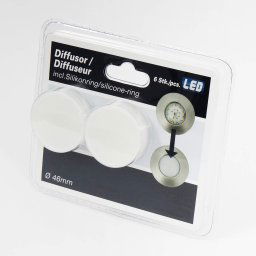 Briloner Diffuser attachment for Attach Plus recessed lights, set of 6