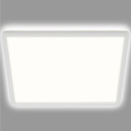 Briloner LED ceiling light Slim, angular 42 x 42 cm