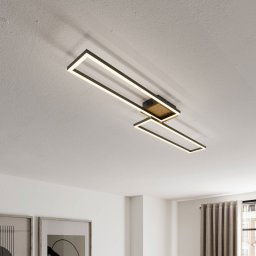Briloner Frame LED ceiling light, remote control