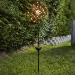 STAR TRADING Firework LED solar light with ground spike, 100 cm