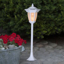 STAR TRADING Flame LED solar light, 4 in 1, white