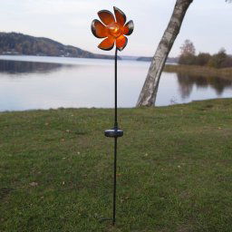 STAR TRADING Melilla LED solar light, flower
