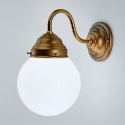 Berliner Messinglampen Larry wall light made of brass