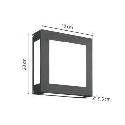 CMD Aqua Legendo sensor LED wall light anthracite