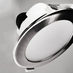 Deko-Light Acrux LED recessed ceiling light, Ø 15 cm, matt silver, CCT