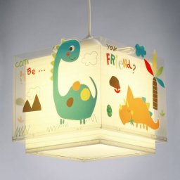 Dalber Colourful children's hanging light Dinos
