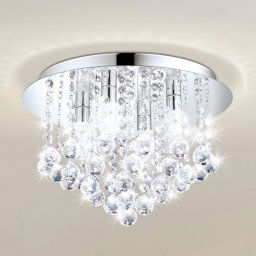 EGLO LED ceiling light Almonte with pendant, 50cm