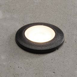 Fumagalli Teresa recessed light round black/frosted 3,000 K