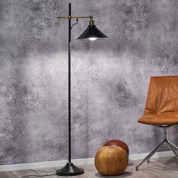 Globo Lenius floor lamp with an adjustable lampshade