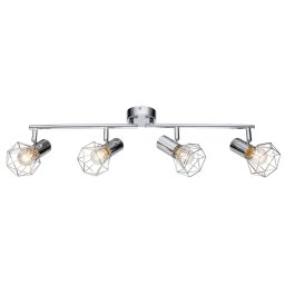Globo Moving spotlights - 4-bulb ceiling light Daiva