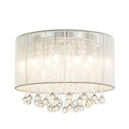 Globo Silver Sierra LED ceiling light, hanging elements
