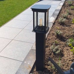 K.S. Verlichting Carlton path light in black