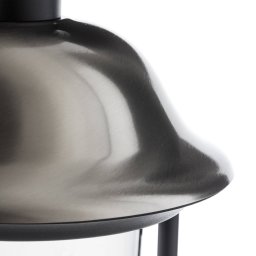 Konstsmide Parma pillar light, black, metal, 52 cm high, E27, IP43