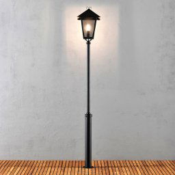 Konstsmide Modern-looking lamp post BENU