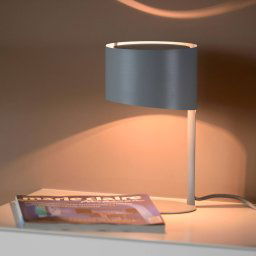 Lucide Knulle table lamp made of metal, grey