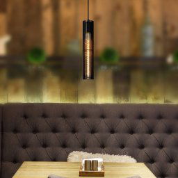 Lucide Lionel pendant light with lampshade made of metal struts