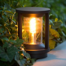 Lucide Cadix die-cast aluminium pillar light 22cm