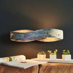 Quitani LED wall light Lian, oxidised, dimmable