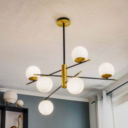 Maytoni Nostalgia hanging light, 6-bulb