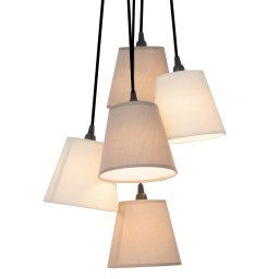 Näve Twiddle - fabric hanging light with 5 shades