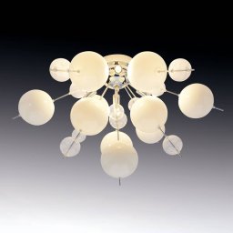 Näve Explosion bubble ceiling light in white/chrome
