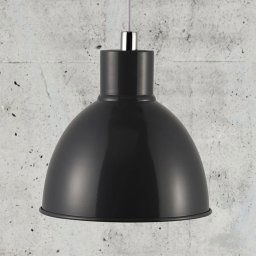 Nordlux Pop hanging light with metal lampshade anthracite