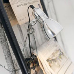 Nordlux Photo clip-on light in glossy aluminium