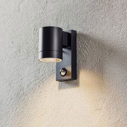 Nordlux Tin Maxi Sensor outdoor wall light, black