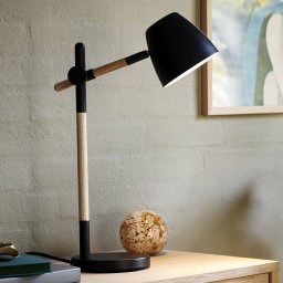 Nordlux Theo table lamp, made of ash wood