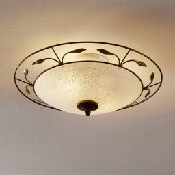 ORION Luca ceiling light with scavo glass