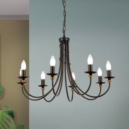 ORION Garda Chandelier Eight-Bulb Country House Style