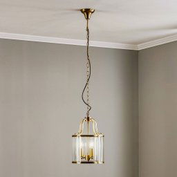ORION Rieka Hanging Light Lantern-Shaped Round 25 cm