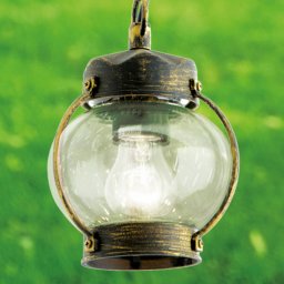 ORION Outdoor hanging lamp Marguerite with bubble glass