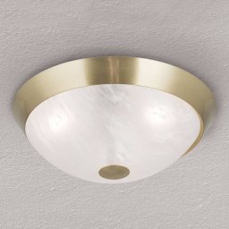 ORION 34 cm ceiling lamp Jaya with glass lampshade