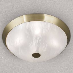 ORION 42 cm ceiling lamp Jaya with glass lampshade