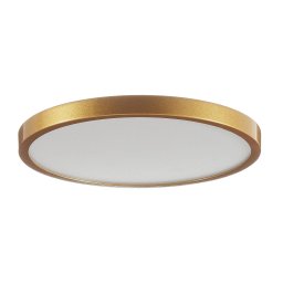 ORION Vika LED ceiling light, round, matt gold, Ø 30 cm