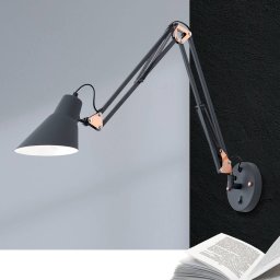 ORION Bachelor wall light with spring balancer and switch