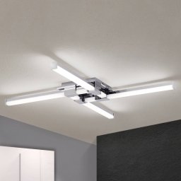 ORION Four-bulb Argo LED bathroom ceiling light