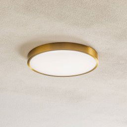 ORION Bully LED ceiling light with patina look, Ø 24 cm