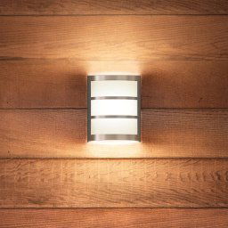 Philips Python LED outdoor wall light stainless steel