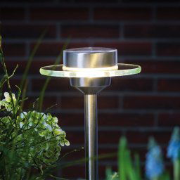 Paulmann Stainless steel solar lamp Ufo w/LED IP44