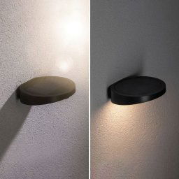 Paulmann Ryse LED solar wall light anthracite