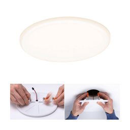 Paulmann Veluna panel 830 round 3-step dim 18.5 cm