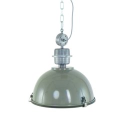 Steinhauer Bikkel - olive green industrial hanging light